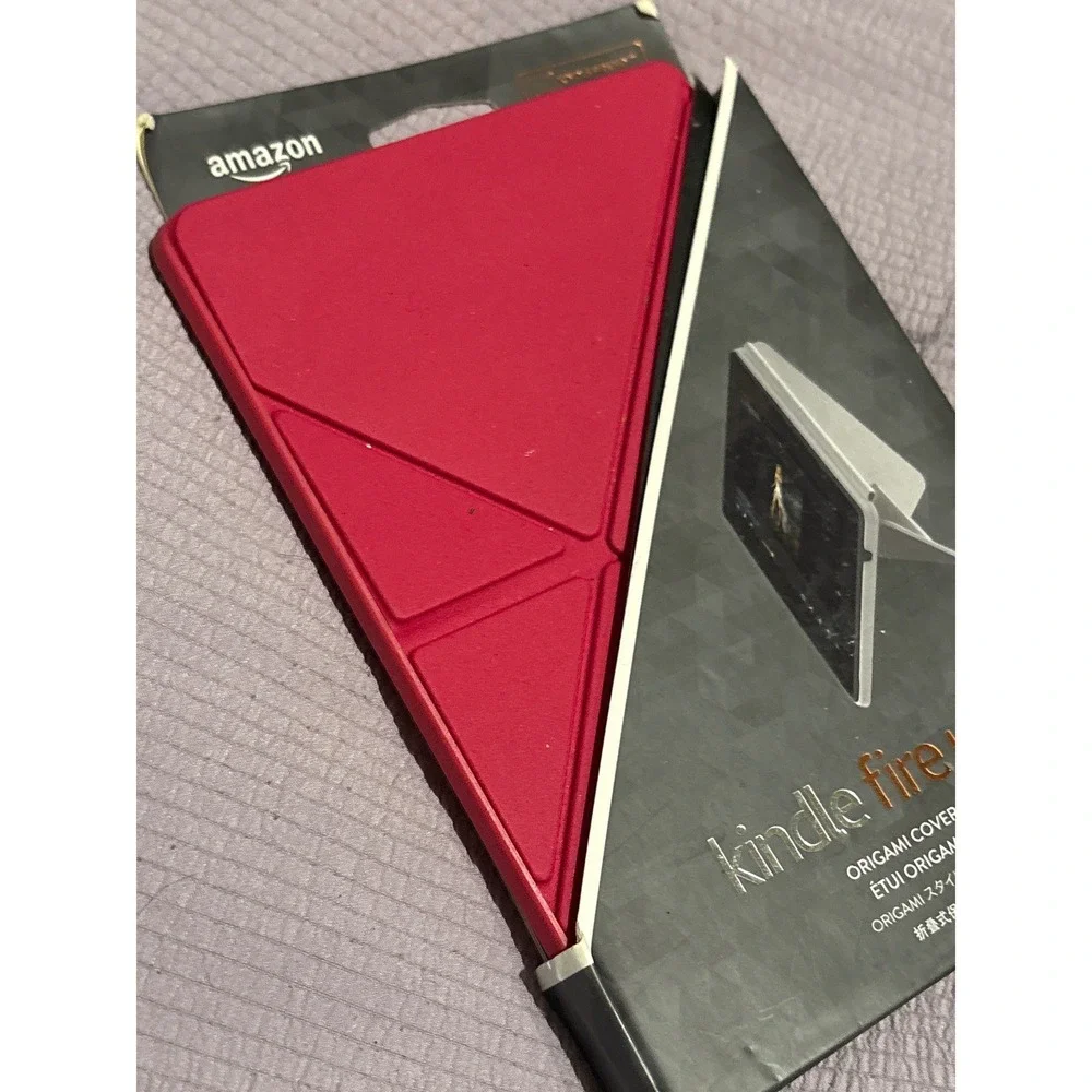 NEW Amazon Kindle Fire‎ HD Origami Cover, Red